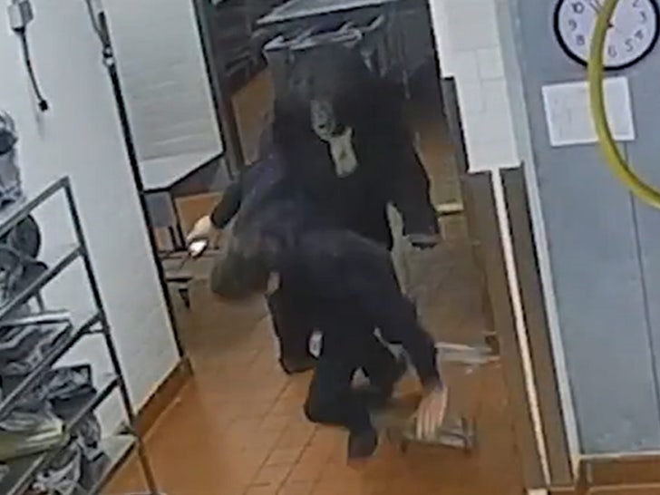 Bear Attack in Aspen Hotel Kitchen