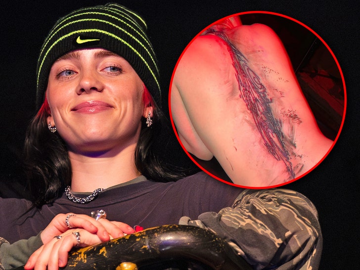 Billie Eilish Reveals Massive Back Tattoo in New Photo