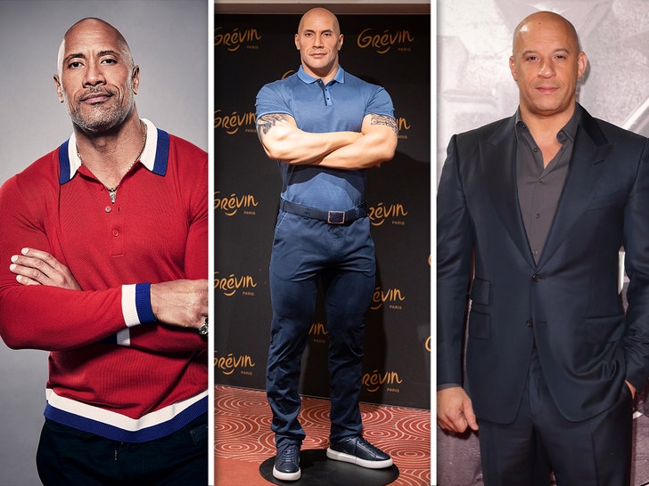 Fans React to Dwayne The Rock Johnsons Confusing New Wax Figure