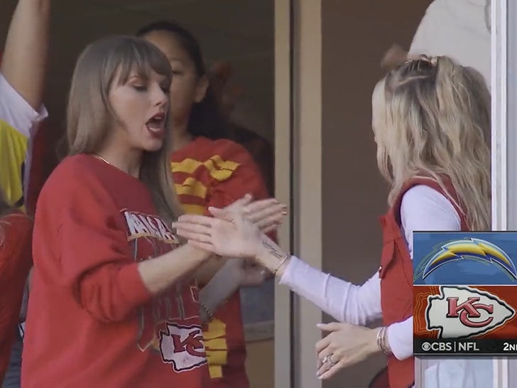 Taylor Swift and Brittany Mahomes Special Handshake Divides Social Media